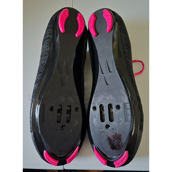 Tomaso Pista Aria Knit Cycling Shoes Black/Pink‎ Women’s 10 No Spikes - Picture 5 of 6